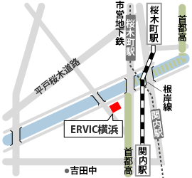 ERVIC横浜地図